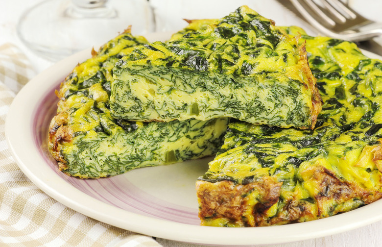 Slow-Cooker Spinach and Ham Frittata     