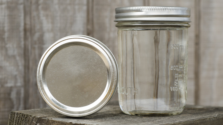 Mason jar and lid