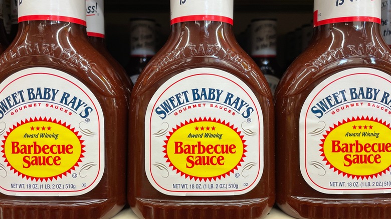 bottles of Sweet Baby Ray's 