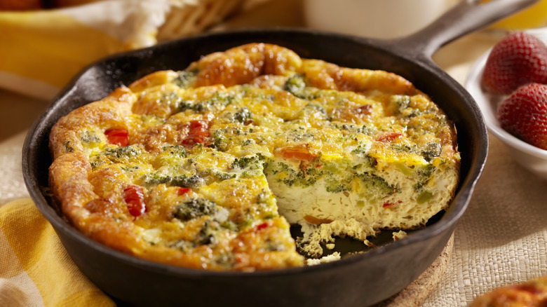 Mixed vegetable frittata