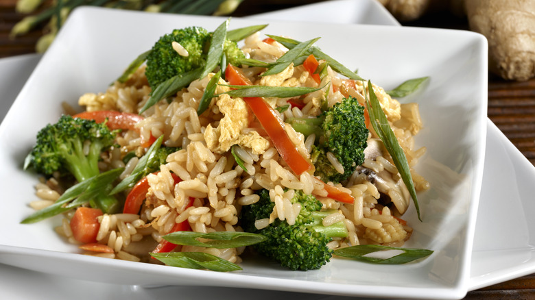 Vegetable fried rice