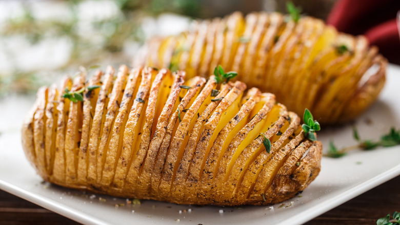 Hasselback potatoes