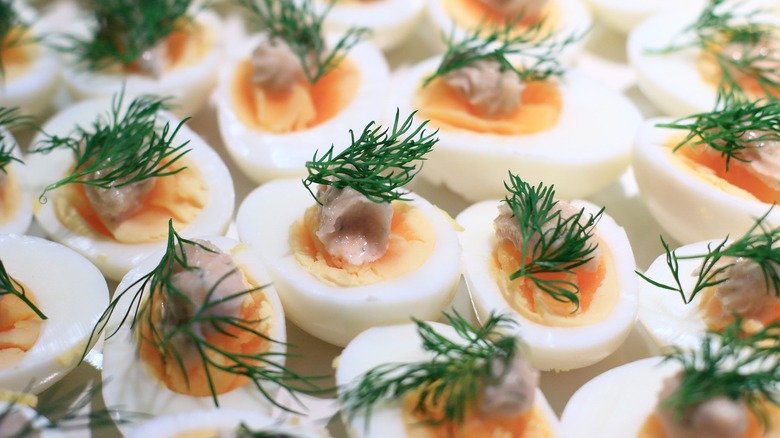 Swedish deviled eggs