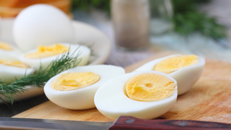 Hard-boiled eggs