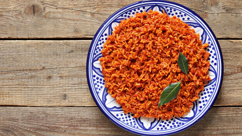 bowl of jollof rice