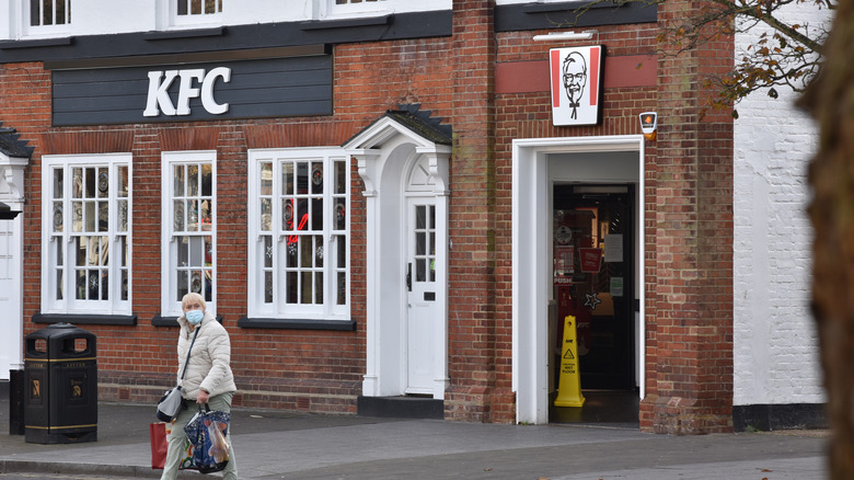 A KFC restaurant in England 