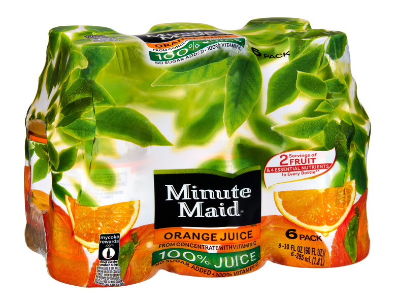 Minute Maid 100 Percent Fruit Juice