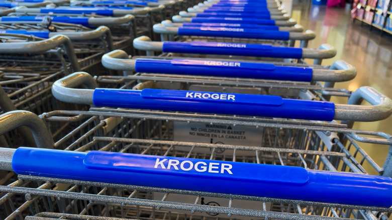 Kroger shopping cart handles