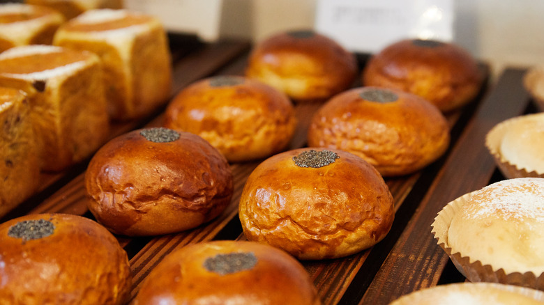 Japanese anpan bread