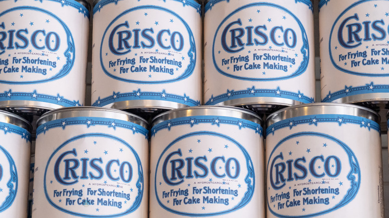 Vintage jars of Crisco