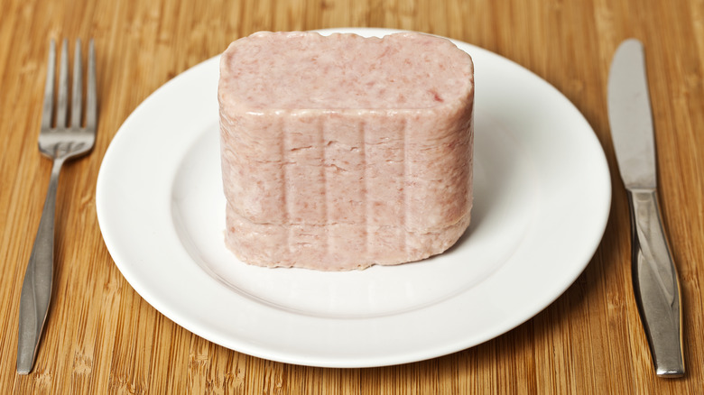 SPAM on a plate