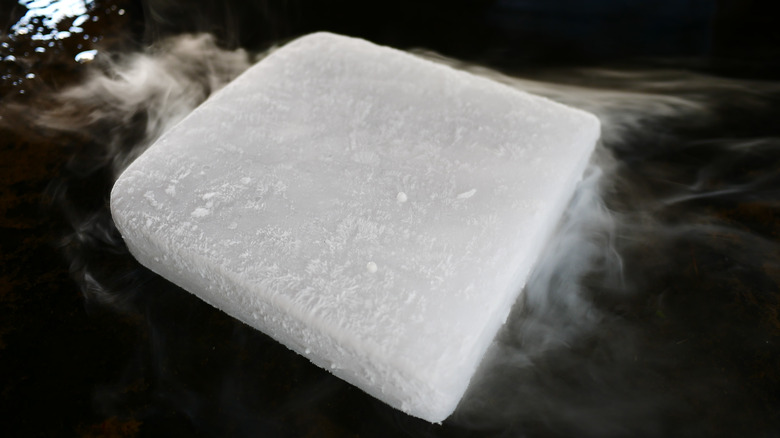 sheet of dry ice