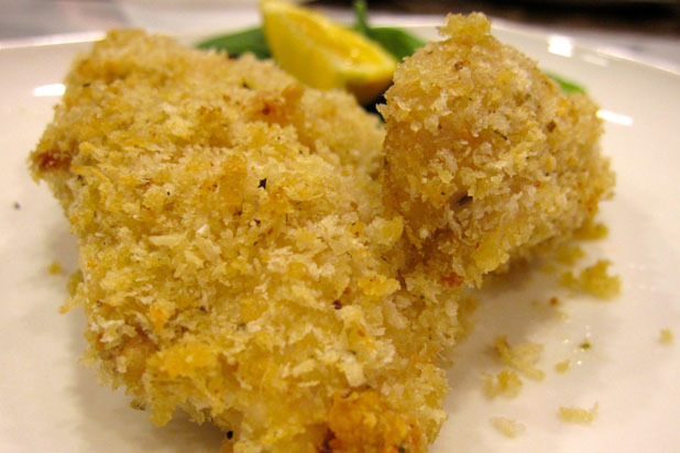 Brenda's Breaded Chicken with Garlic-Infused Olive Oil