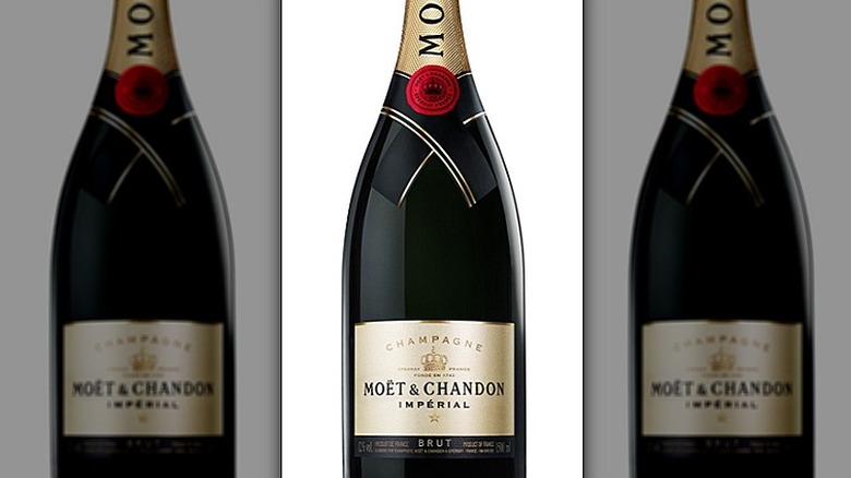 Bottle of Moët & Chandon Champagne