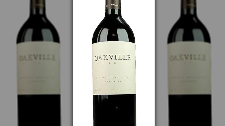 Bottle of Oakville Red Zinfandel