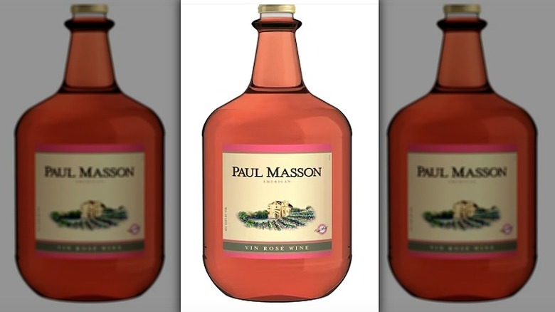 Bottle of Paul Masson Rosé