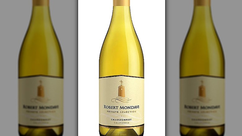 Bottle of Robert Mondavi Chardonnay