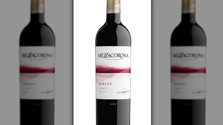 Bottle of Mezzacorona Merlot