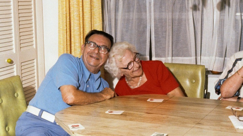 old couple in the 1980s