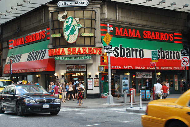 10) Sbarro 