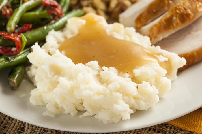 Mashed Potatoes with Gravy