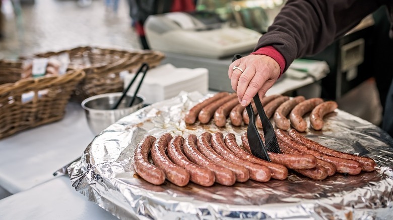 Hot dog vendor in Bergen