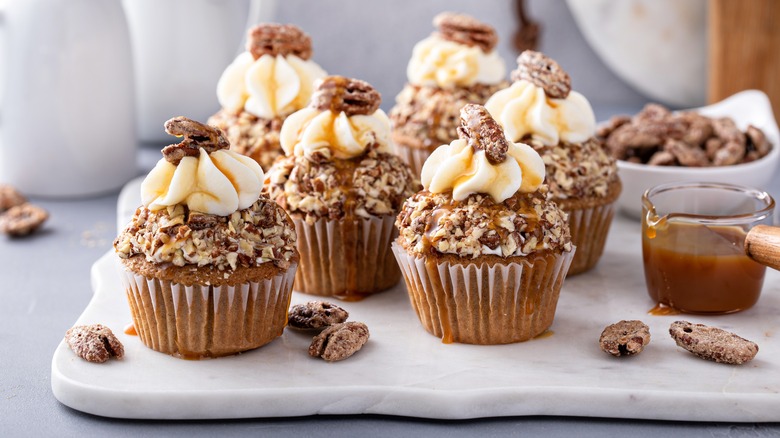 Pecan pie cupcakes