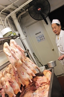 Step 6: Ducks Drying in the Fan