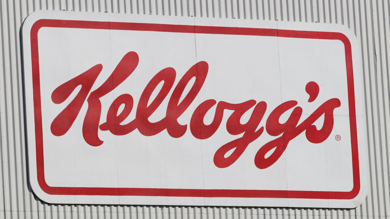 kellogg's sign on building 