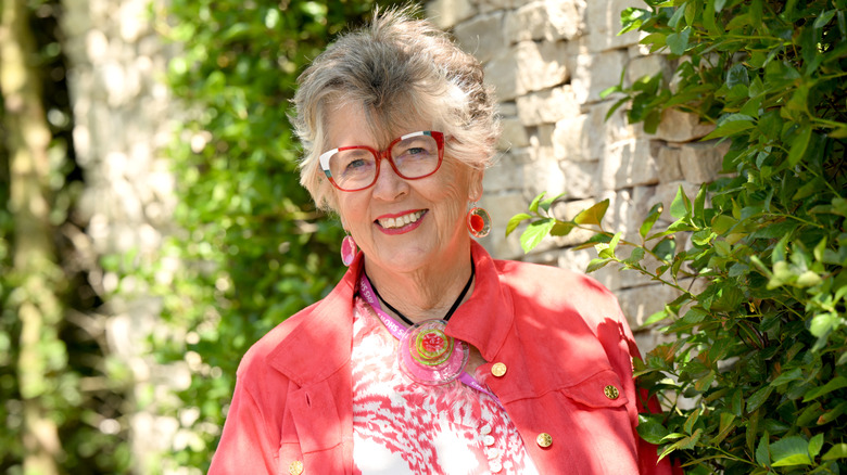 portrait of prue leith outside