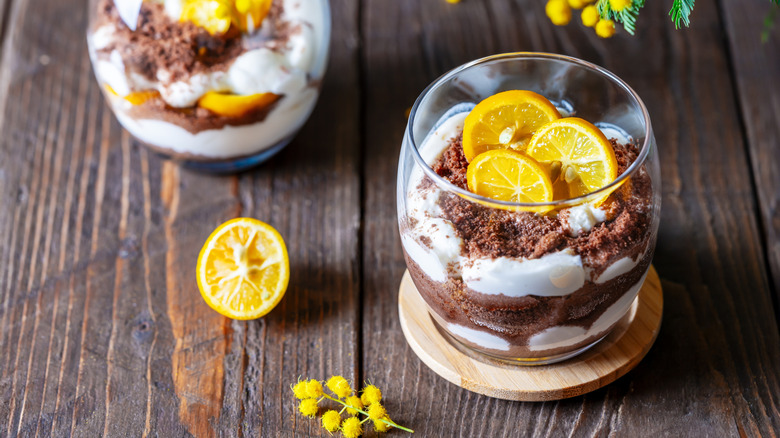 lemon chocolate cream trifle