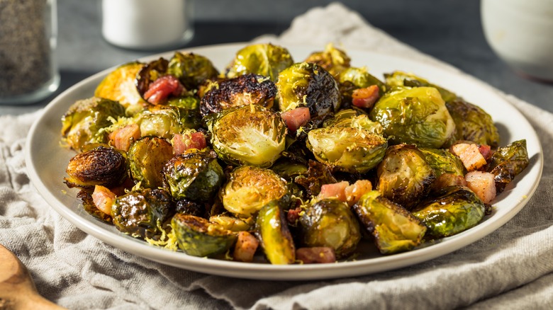 Roasted Brussels sprouts