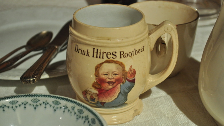 Hires root beer mug