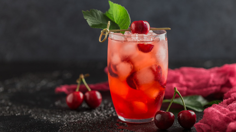 Cherry lime rickey