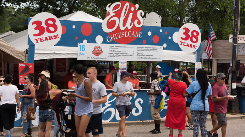 Eli's cheesecake booth