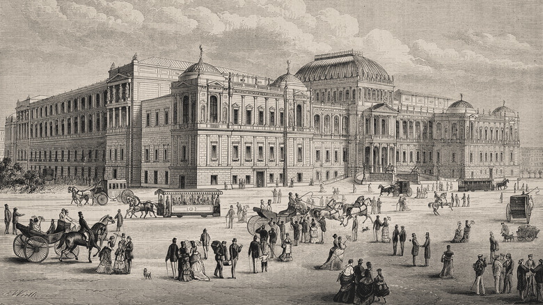 Illustration of Vienna in the 1800s