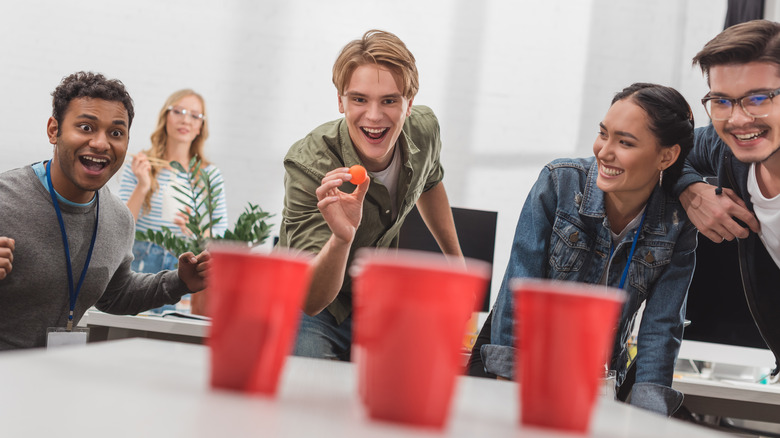 bermuda triangle beer pong