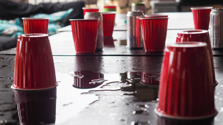 winning beer pong table