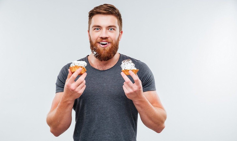 Bearded Man with ice cream