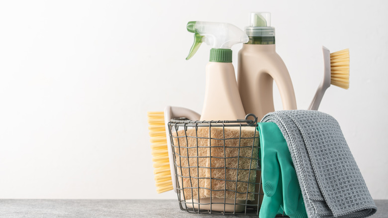 Various cleaning products