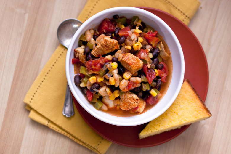 Chicken Chili With Black Beans and Corn