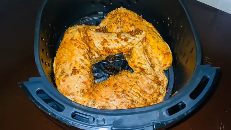 Turkey wings in the air fryer