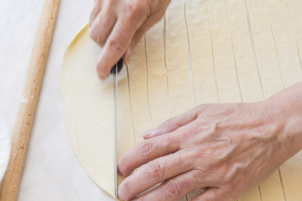 Cut Lattice Strips with Your Cooling Rack