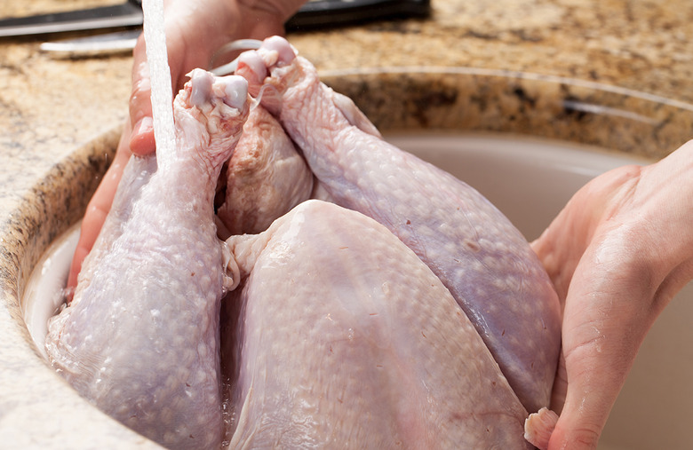 Mistake: You rinse your turkey