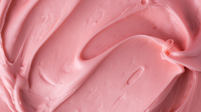 pink frosting