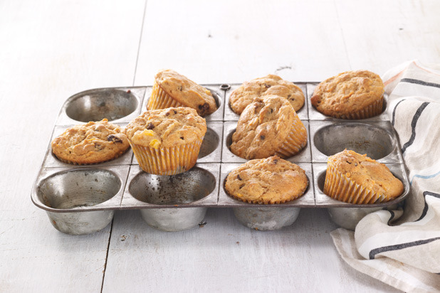 Peach Carrot Muffins Recipe