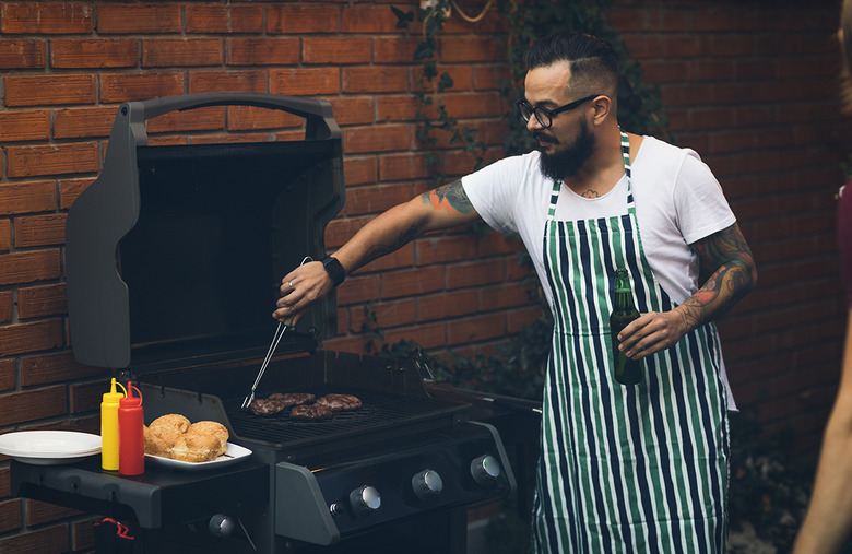 Drinking too much alcohol while grilling