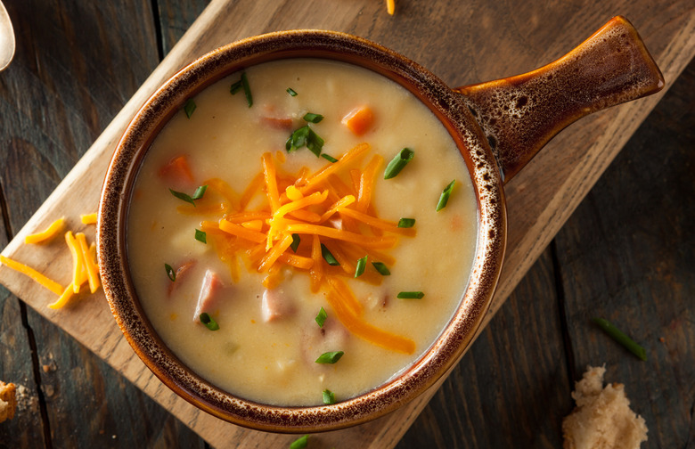 Irish Ale Potato Cheddar Soup