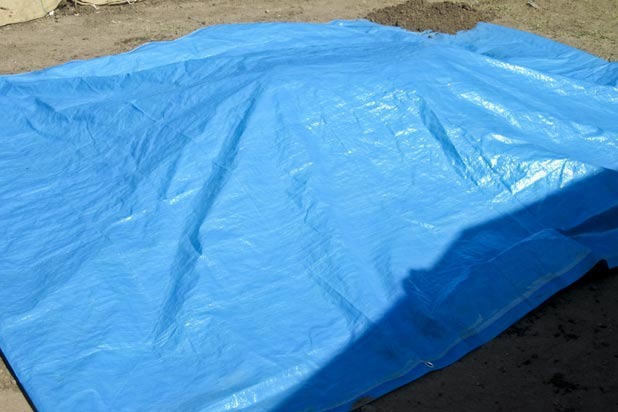 Cover with a Tarp