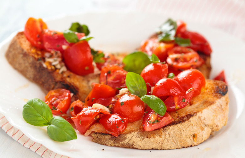 Cherry Tomato Bruschetta